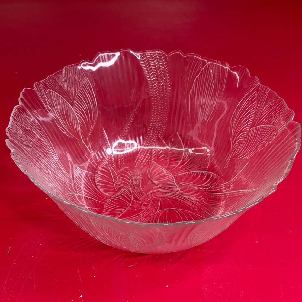 Clear Glass Decorative Bowl